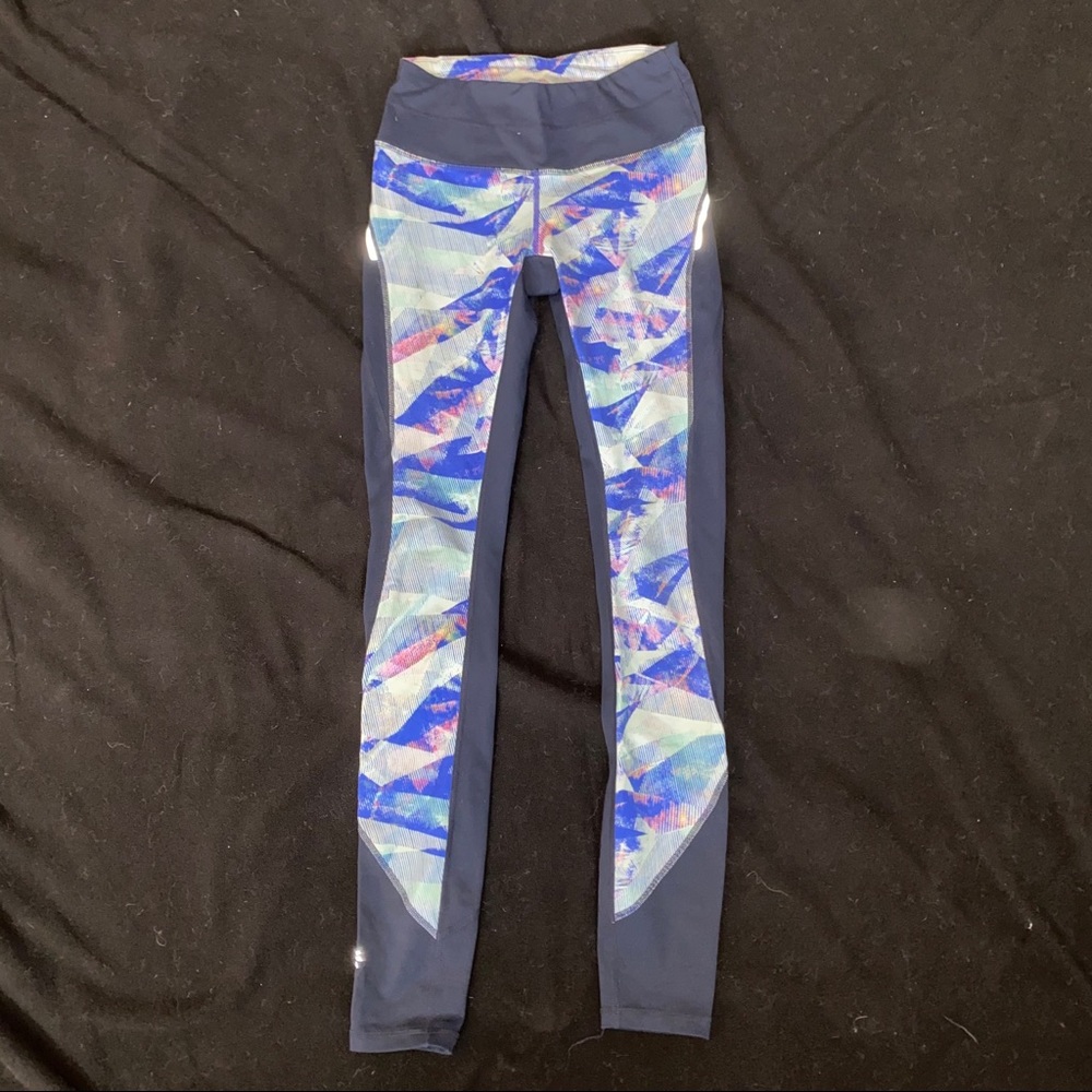 Athleta Fleece Pannel Leggings